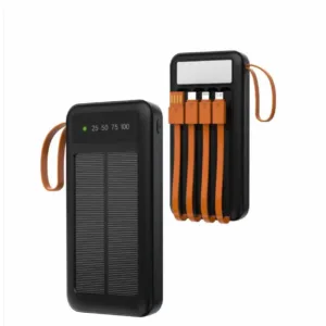 Chargeur Portable 350 000 mAh avec Énergie Solaire