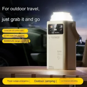Batterie externe avec lampe LED
