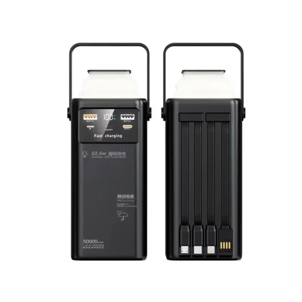 Batterie externe avec lampe LED