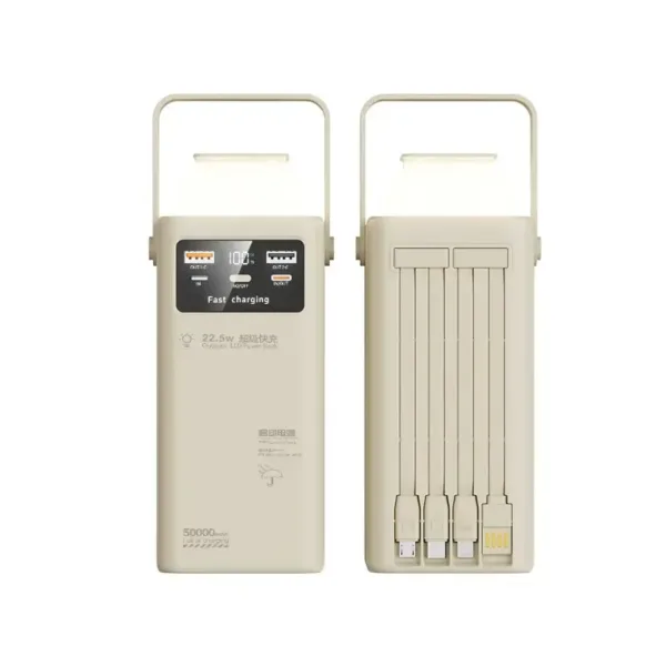 Batterie externe avec lampe LED
